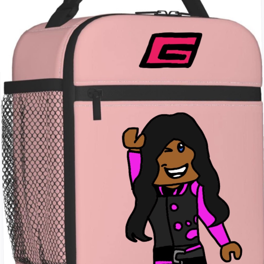 Roblox Pink Girls Graphic School Lunch Box